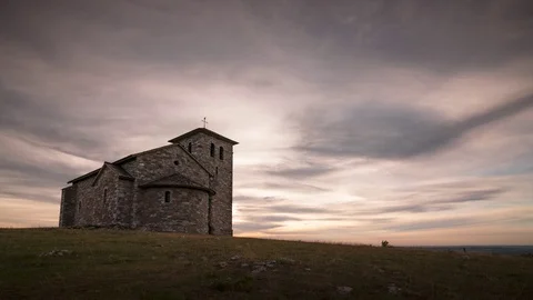 Capelette de Dourgne Video stock 122369611
