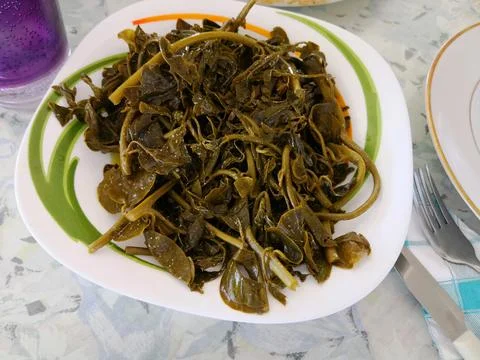 Caper in the plate Stock Photos