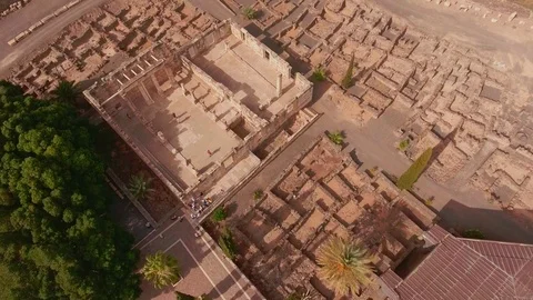 Capernaum ruins Stock Footage 81367732