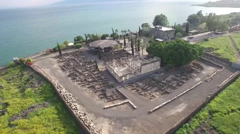 Capernaum - The Synagogue - Ruins overview - Version 02 動画素材 65012262