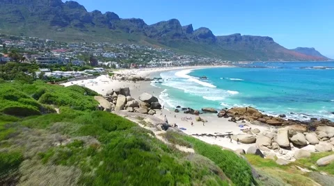 Capetown beach Stock Footage