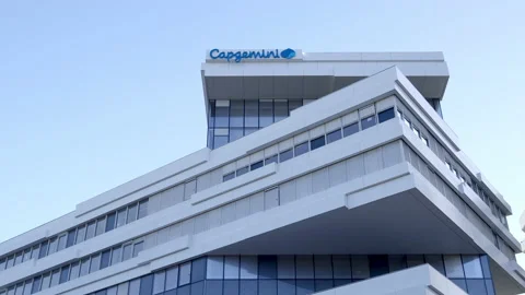Capgemini SE building in Issy les Moulineaux, France Stock Footage 165214614