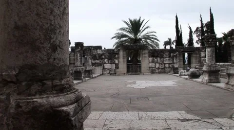 Capharnaum - Synagogue Stock Footage 1808362