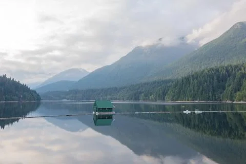 Capilano Reservoir Lake at North Vancouver Canada Stock Photos