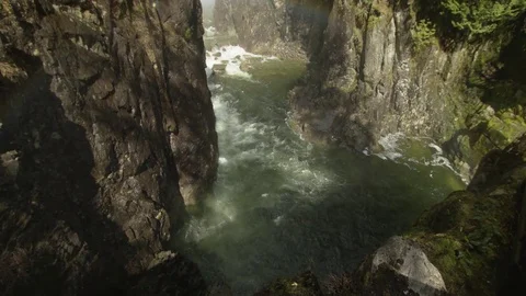Capilano River Rapids Stock Footage 84626138