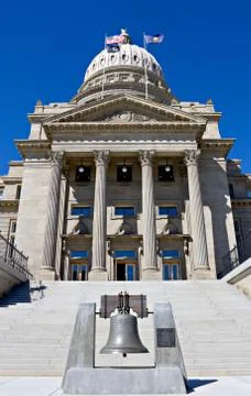 Capital building at boise state Stock Photos