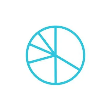 Capital chart icon. Isolated on white background. From blue icon set. Stock Illustration