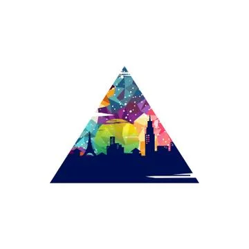 Capital city theme vector art Ilustración de archivo