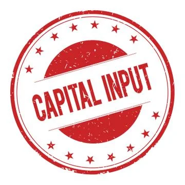 CAPITAL-INPUT stamp sign Stock Illustration