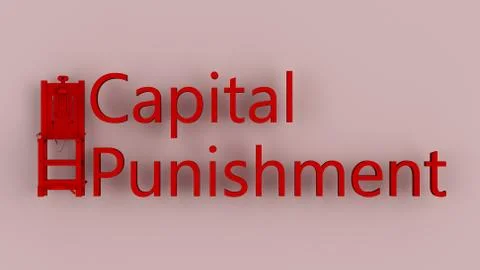 Capital punishment Ilustración de archivo