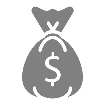 Capital solid icon. Cryptocurrency savings vector illustration isolated on white Stock Illustration