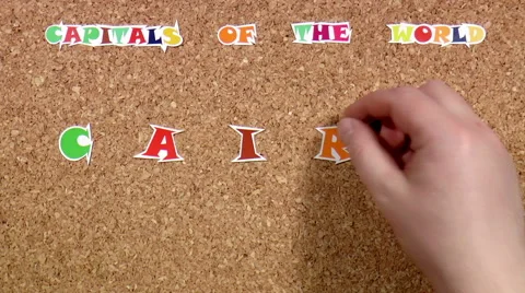 Capitals of the World. Cairo Stock Footage 49100442