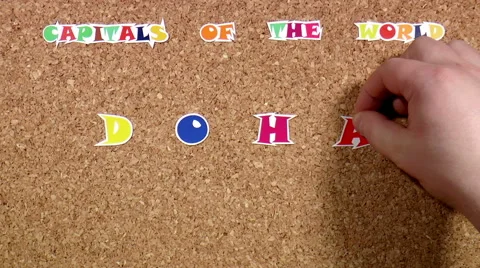 Capitals of the World. Doha Stock Footage 49101298