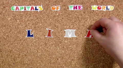 Capitals of the World. Lima Stock Footage 49103322