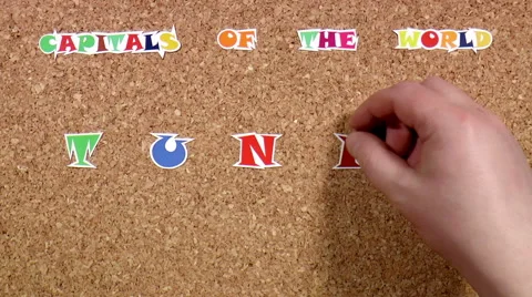 Capitals of the World. Tunis Stock Footage 49109462