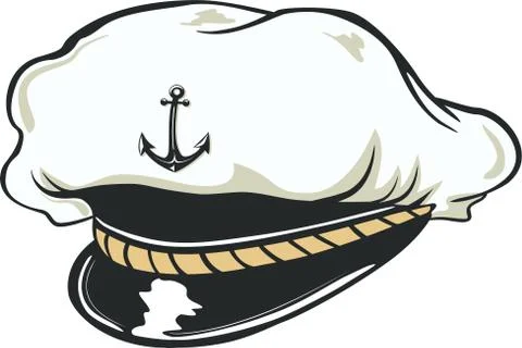 Capitan cap Stock Illustration