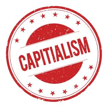 CAPITIALISM stamp sign Stock Illustration