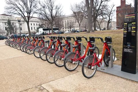 .Capitol Bikeshare Stock Photos