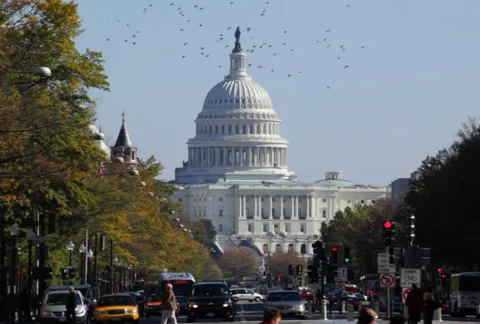 Capitol Bldg 06 SD Stock Footage 955084