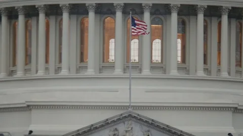 Capitol Building Close UP Stock Footage 76086193