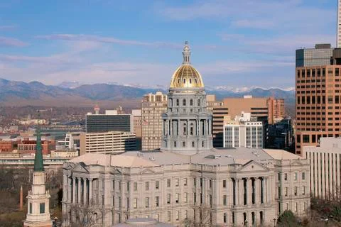 Capitol Building in Denver, CO Stock Photos