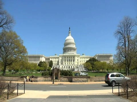 Capitol Building Front Vídeos de archivo 373749