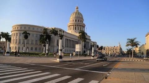Capitol Building in Havana. Video stock 124582018