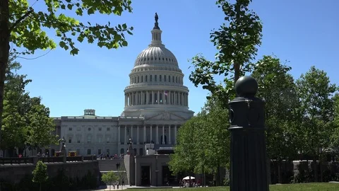 The Capitol Building, is the home of the U S Congress Stock Footage 82633905
