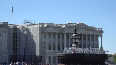 The Capitol Building, is the home of the U S Congress Stock Footage 82658425