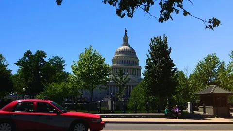 The Capitol Building, is the home of the U S Congress Stock Footage 82658982