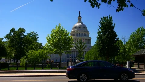 The Capitol Building, is the home of the U S Congress Stock Footage 82659076