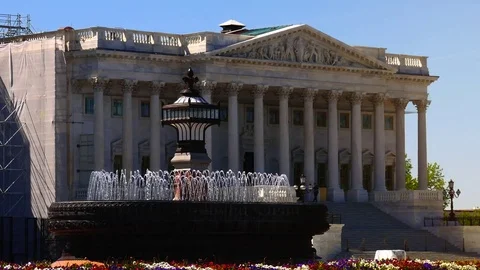 The Capitol Building, is the home of the U S Congress Stock Footage 82659204
