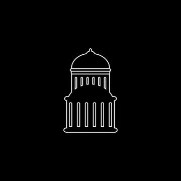 Capitol Building Icon Stock Illustration