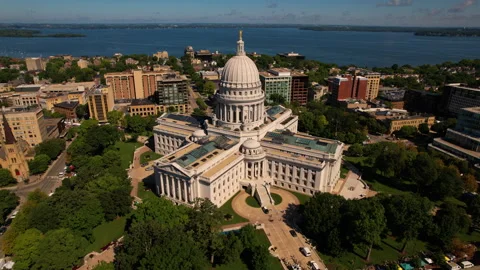 Capitol Building Madison 库存影片 252150401