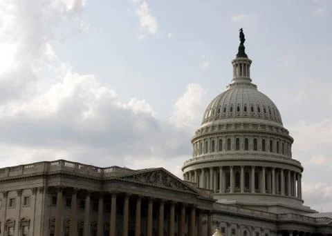 Capitol Building Pillars Stock Photos