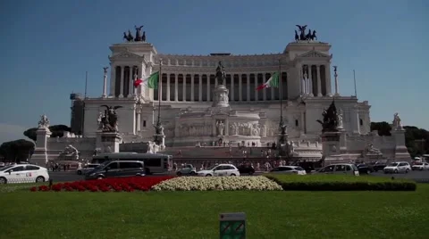 Capitol Building in Rome Video stock 52933045