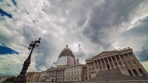 Capitol Building timelapse Stock Footage 82390274