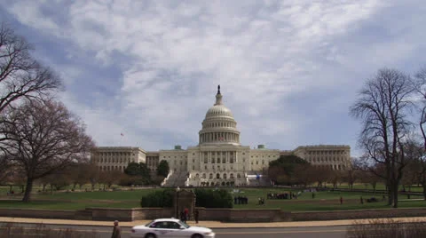 Capitol Building, Washington DC Stock Footage 24615027