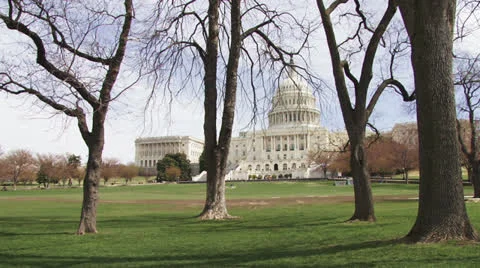 Capitol Building, Washington DC Stock Footage 24615179