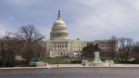 Capitol Building, Washington DC Stock Footage 24615275