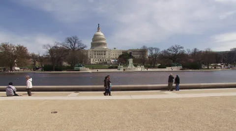 Capitol Building, Washington DC Stock Footage 24615289