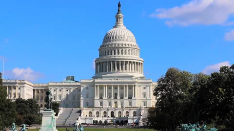 Capitol Building in Washington D.C. Vídeos de archivo 36150011