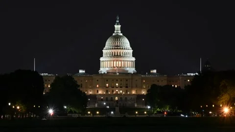 Capitol Building in Washington DC Stock Footage 155872704