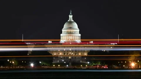 Capitol Building in Washington DC Stock Footage 155872707
