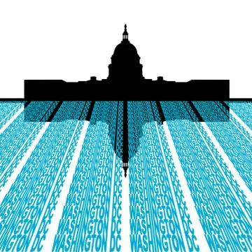 Capitol building washington dc Ilustración de archivo