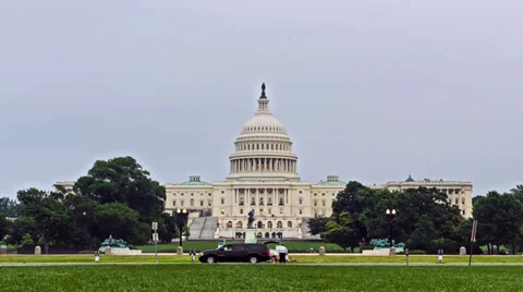 Capitol Building Washington, DC time lapse [4K] Stock-Footage 39401260