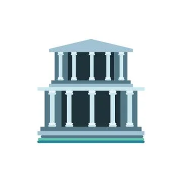 Capitol building on white background Ilustración de archivo