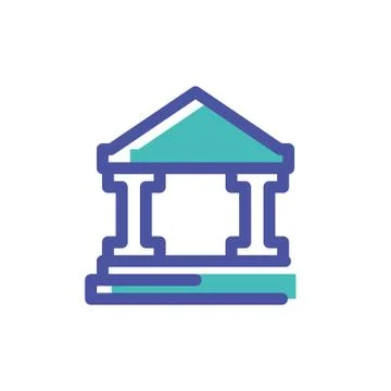 Capitol building on white background Ilustración de archivo