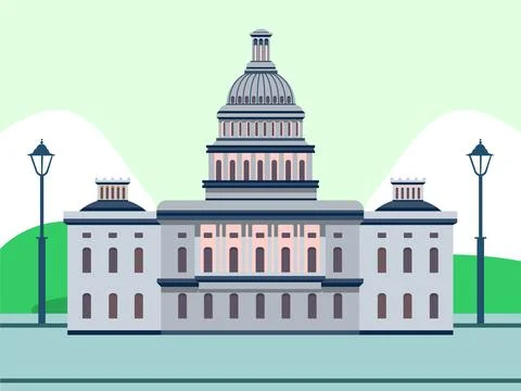 Capitol Concept Illustration Stock Illustration