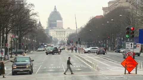 Capitol DC Dome under restoration Video stock 47867209